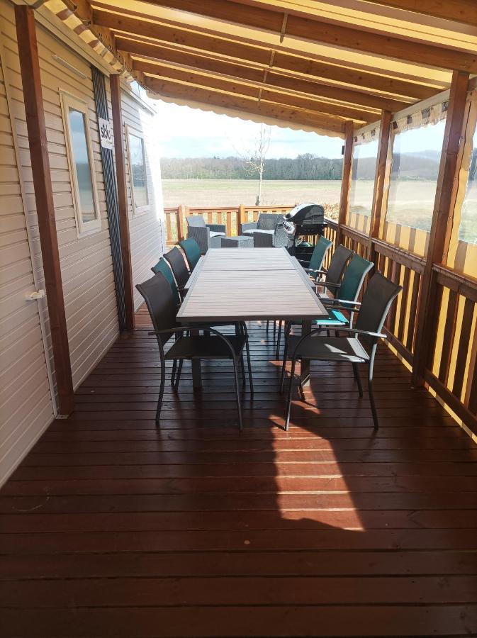 Mobil Home Le Galland De Dugny Onzain Bagian luar foto